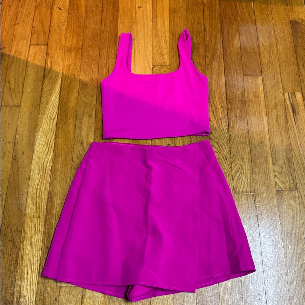 Express Vibrant Pink Two-Piece Set